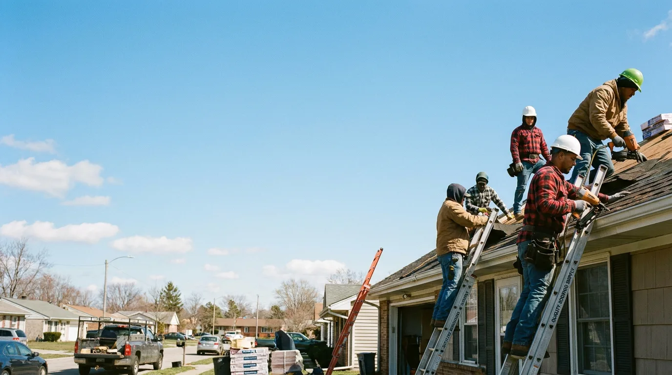 Roofing in Bridgeview, IL near me
